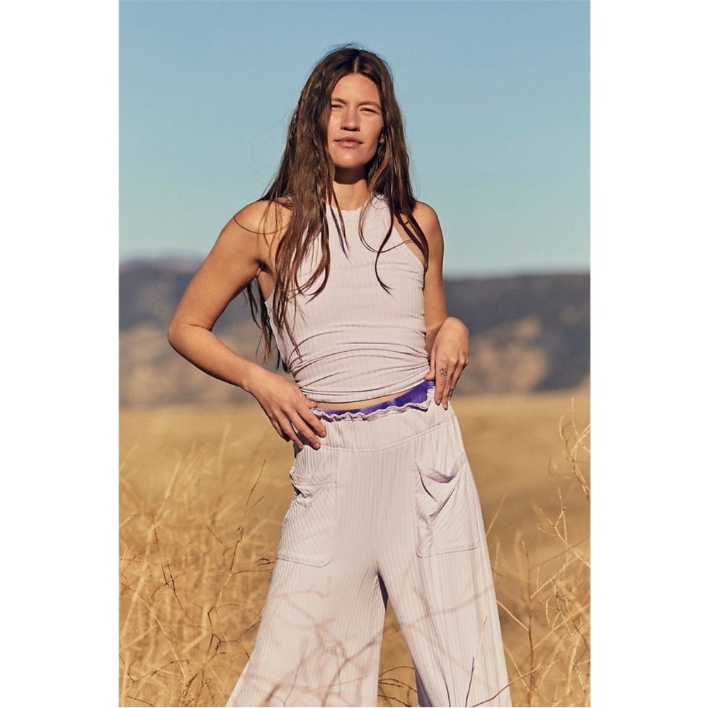 Free People Movement Blissed Out Tank | Dew Berry | Medium | NWOT